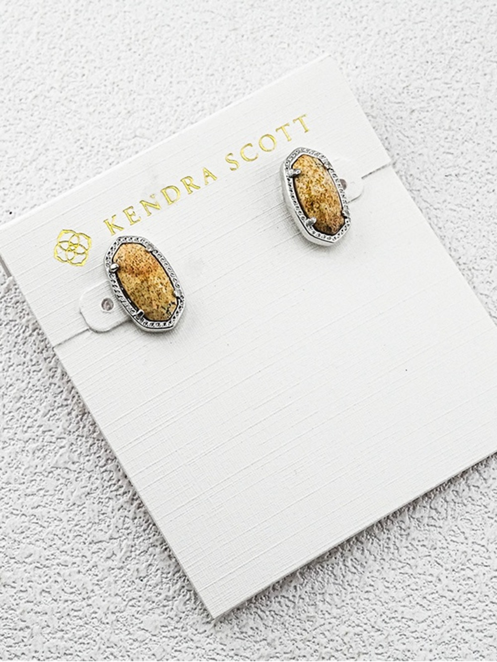 Kendra Scott Gold-Tone Druzy Oval Stud Earrings